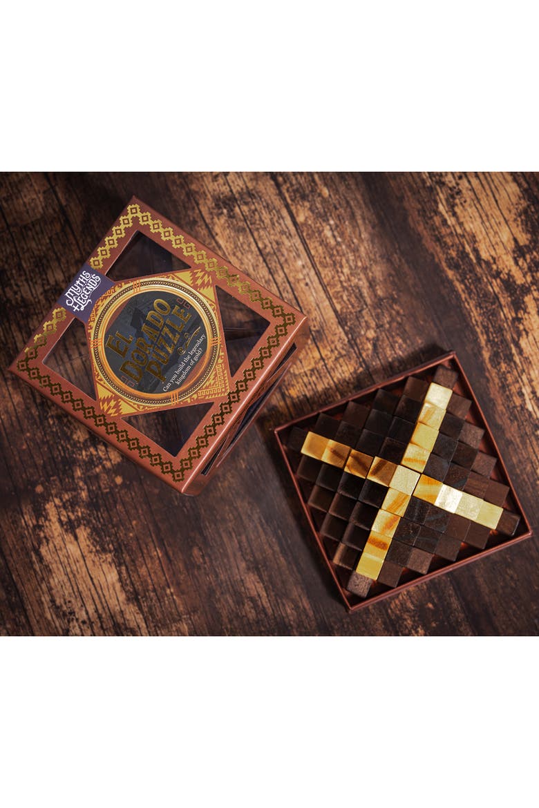 El Dorado 3D Wooden Brainteaser Puzzle, Alternate, color, Multicolored