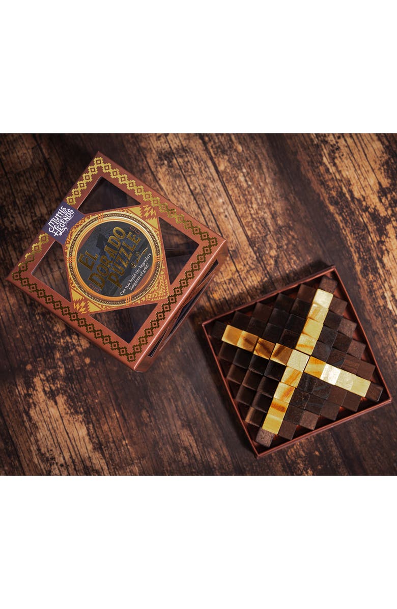 Professor Puzzle El Dorado 3D Wooden Brainteaser Puzzle, Alternate, color, Multicolored