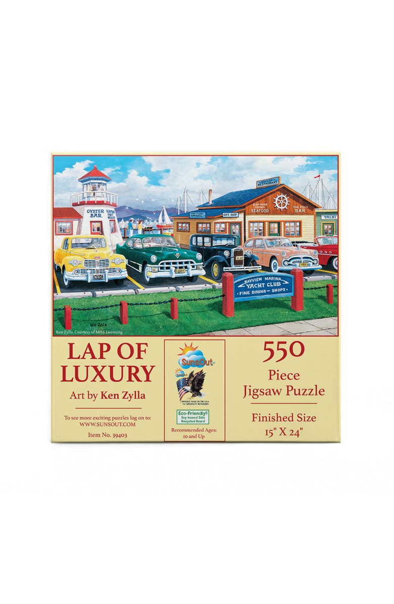 Sunsout Lap of Luxury 550 piece Jigsaw Puzzle for Adults, Alternate, color, Multicolor