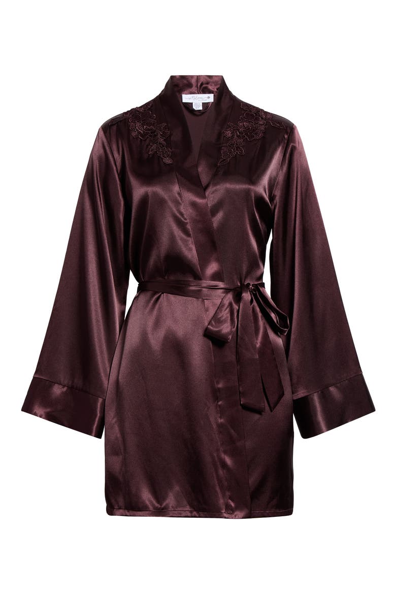 Maddie Wrap Robe, Alternate, color, CHOCOLATE