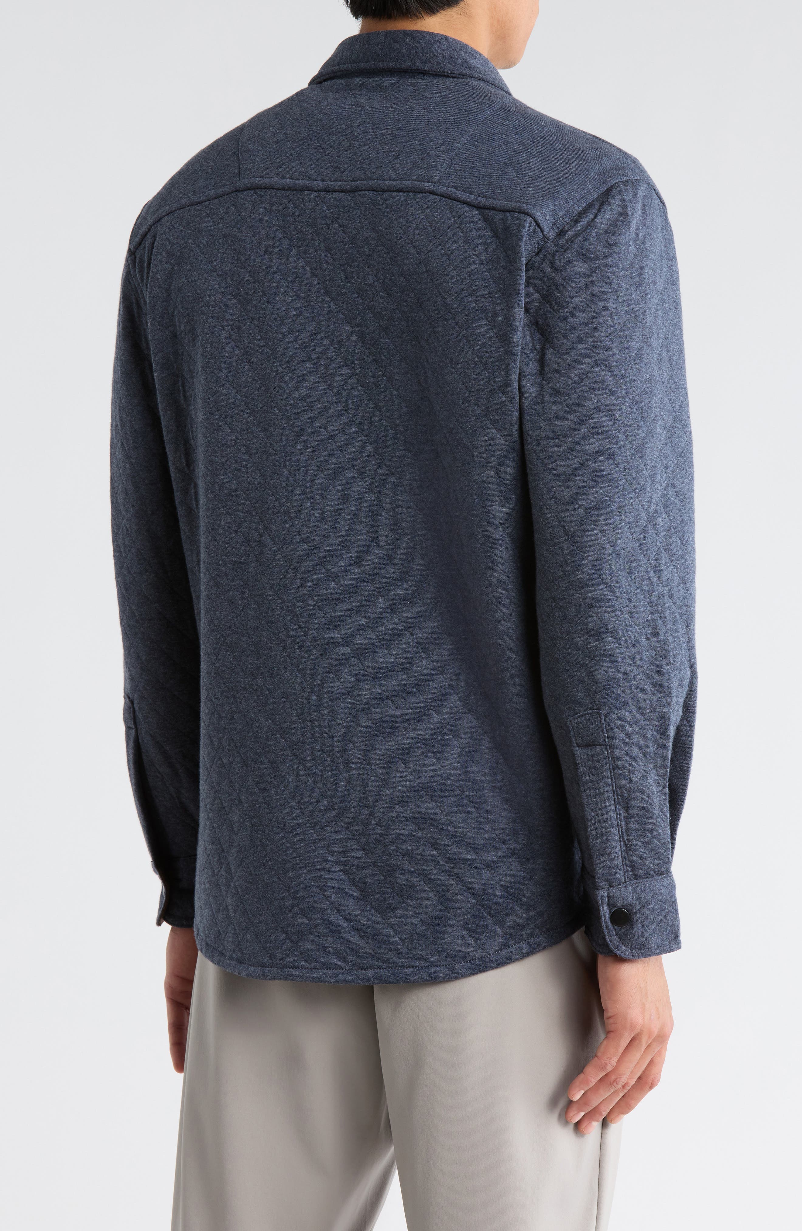 Quilted Shirt Jacket - image 2
