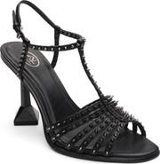 Ash Desire Studded T-Strap Sandal