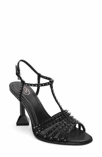 Desire Studded T-Strap Sandal