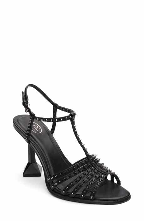 Desire Studded T-Strap Sandal