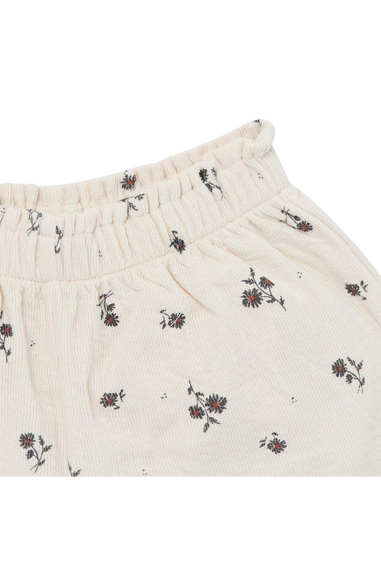 Floral Top and Shorts Set, Alternate, color, Beige Floral