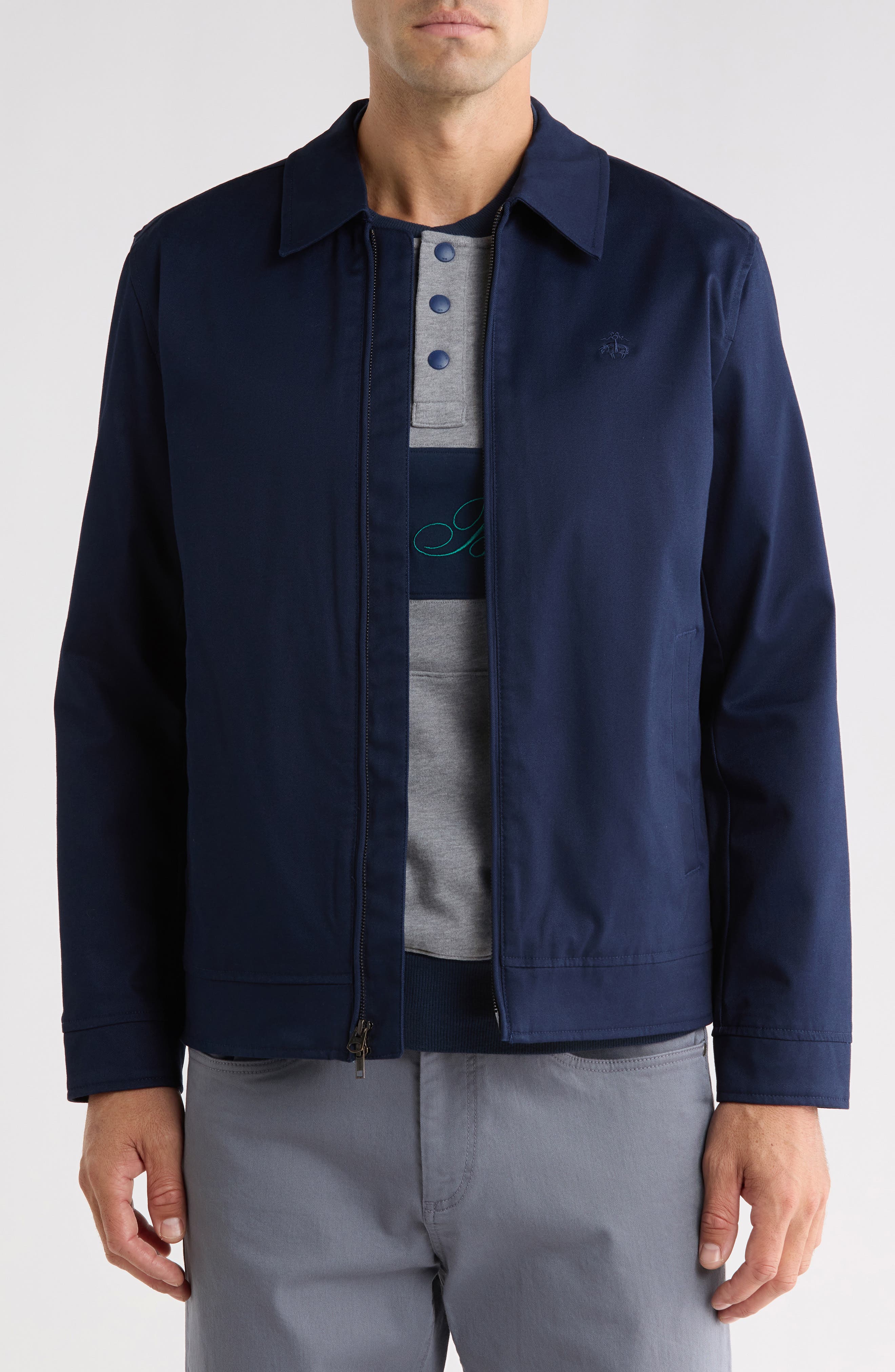 Cotton Logo Bomber Jacket