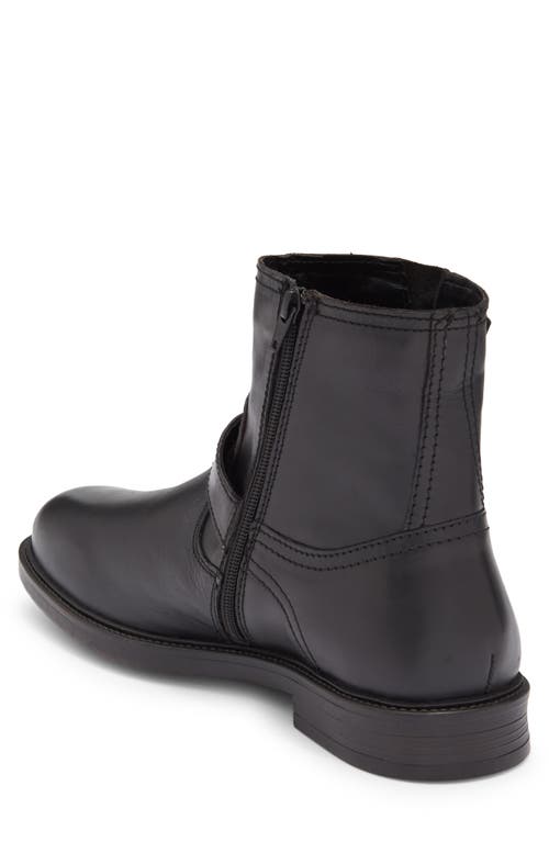 Steve Madden Lisbon Buckle Boot In Black