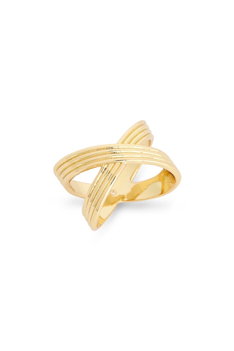Crossover Ring, Main, color, GOLD