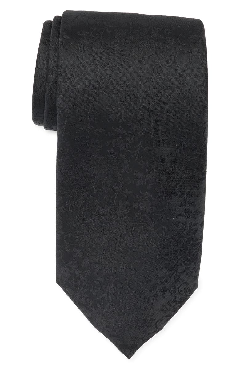 Michael Kors Dorado Dot Print Tie, Main, color, Black