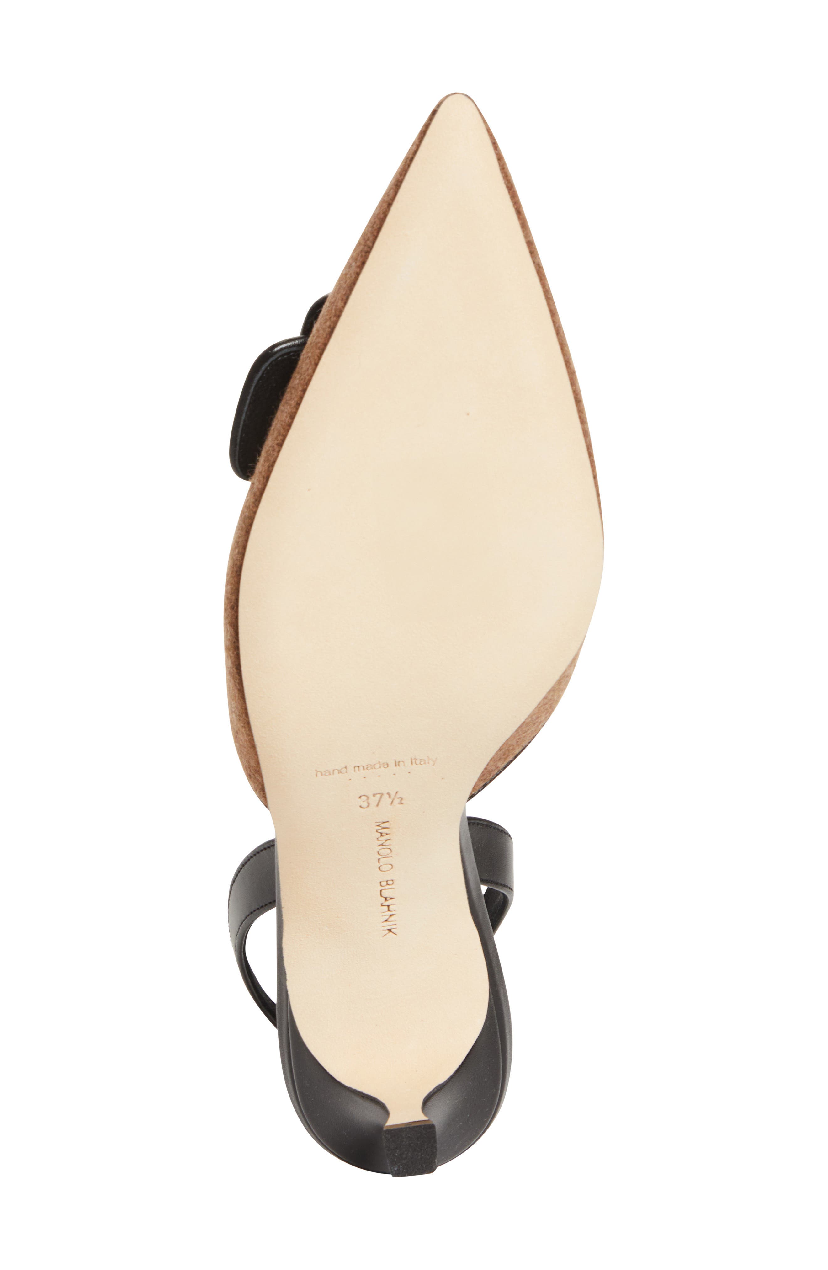 Manolo Blahnik Mayslibi Buckle Slingback Pump, Alternate, color, 