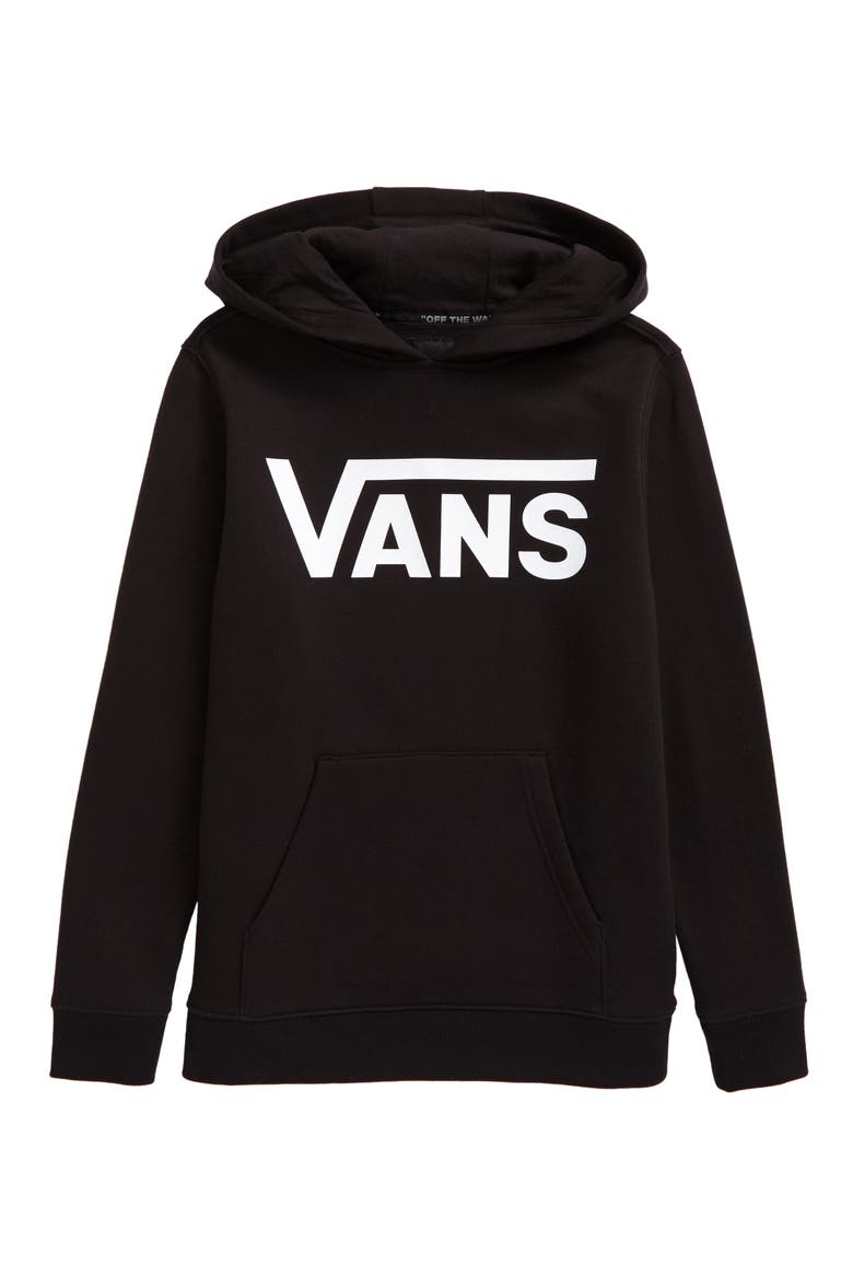 Kids' Classic Graphic Hoodie, Main, color, BLACK-WHITE
