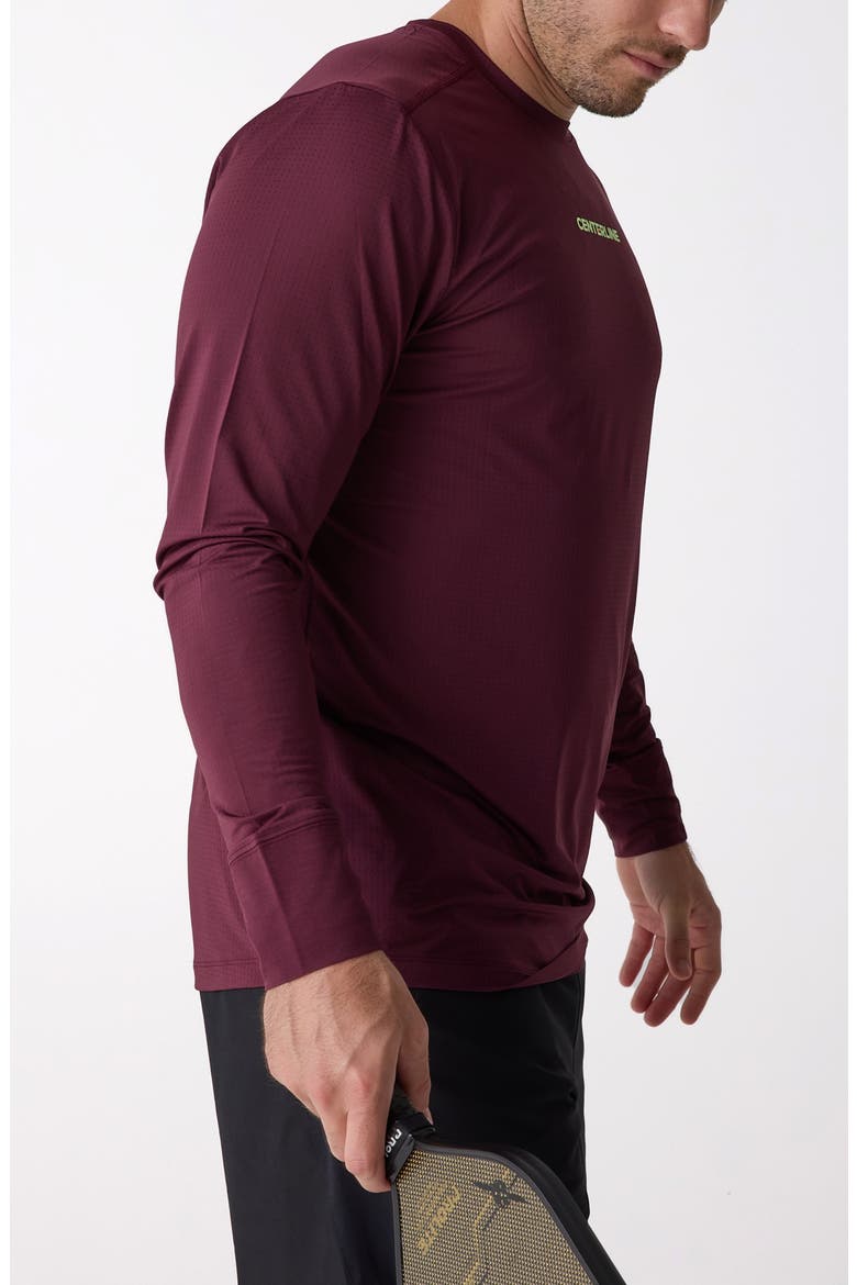 AirLite Men's Long Sleeve, Alternate, color, Dark Currant