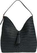 Anya Hindmarch Neeson Tassel Woven Leather Hobo Bag