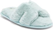 Honeydew H Band Plush Faux Fur Slipper