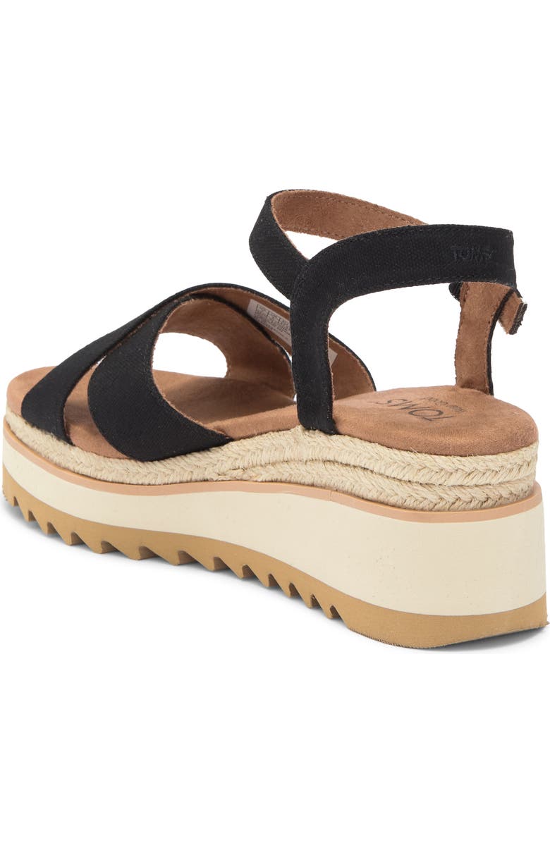 TOMS Noelan Platform Wedge Sandal, Alternate, color,