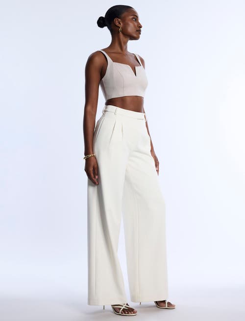 Bcbg Pleat Front Wide Leg Pant