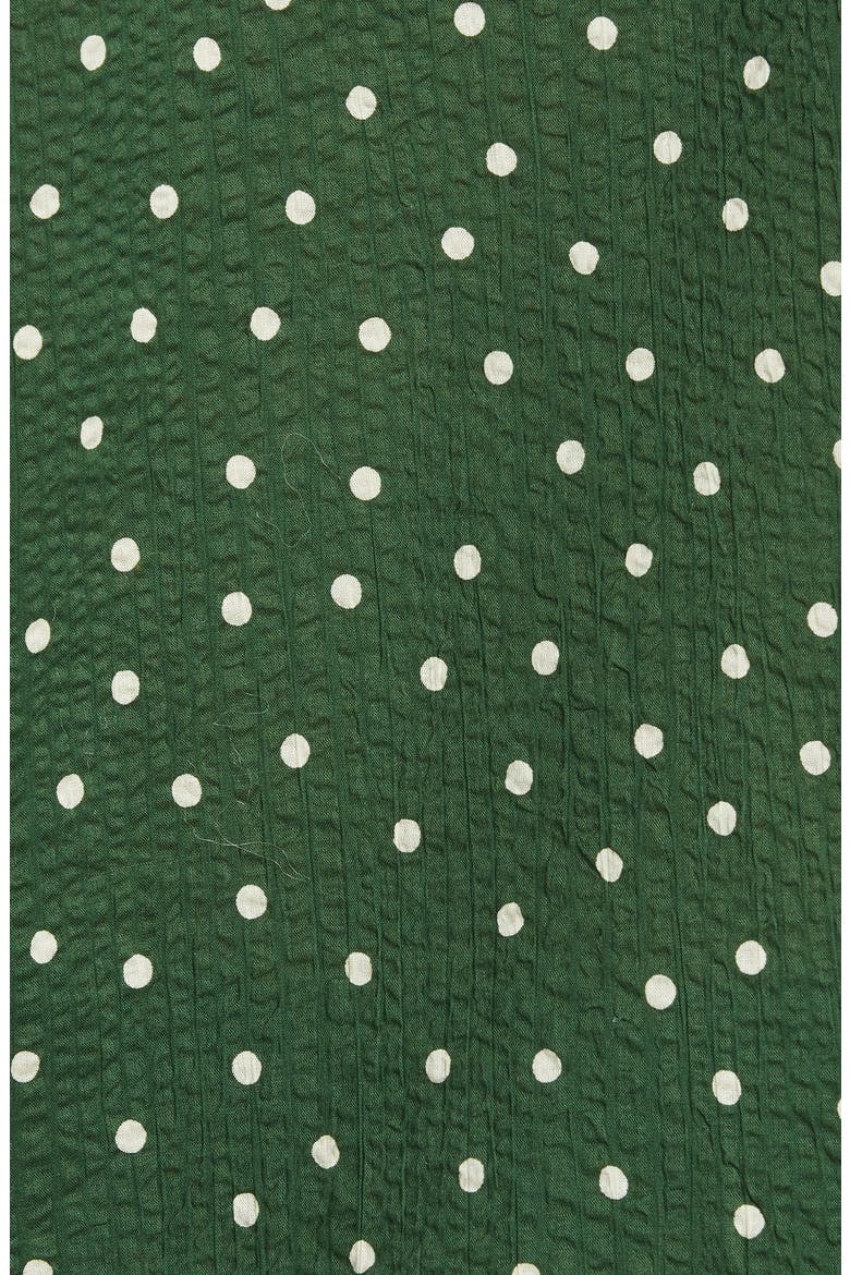 Frontier Dot Puff Sleeve Cotton Blouse, Alternate, color, FERN DOT