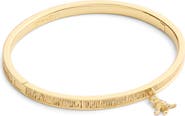 COACH Brushed Rexy Charm Hinge Bangle