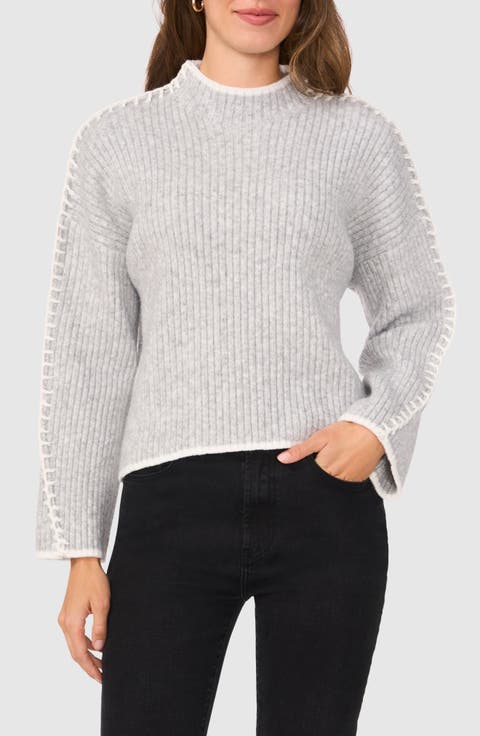Contrast Stitch Sweater