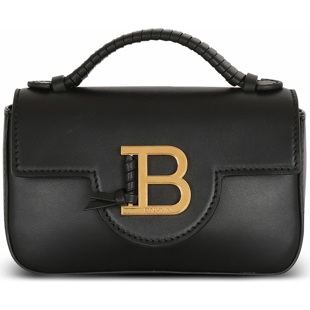 Balmain B-buzz Mini Leather Bag