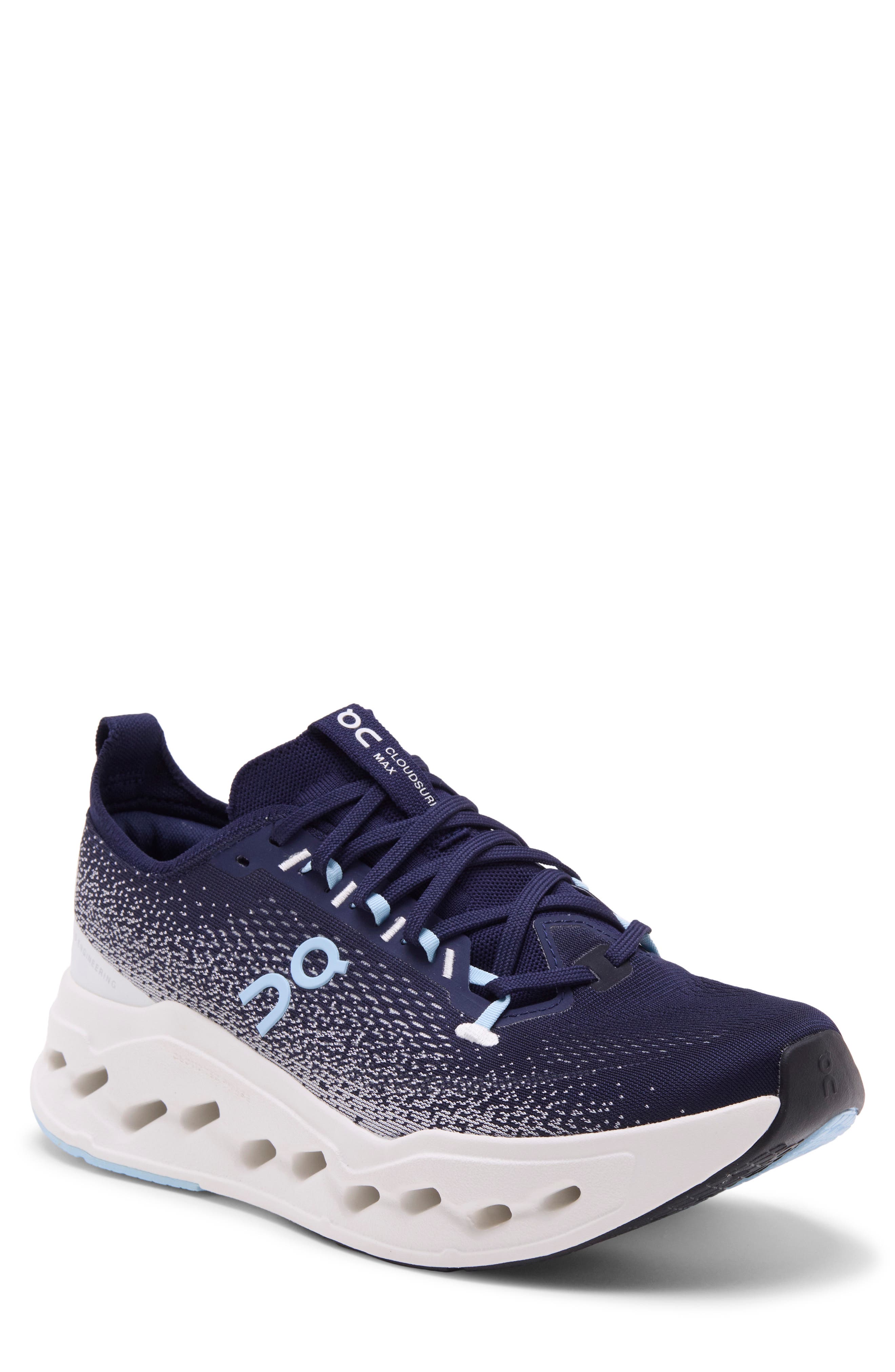 Cloudsurfer Max Running Sneaker, Main, color, MIDNIGHT/ IVORY