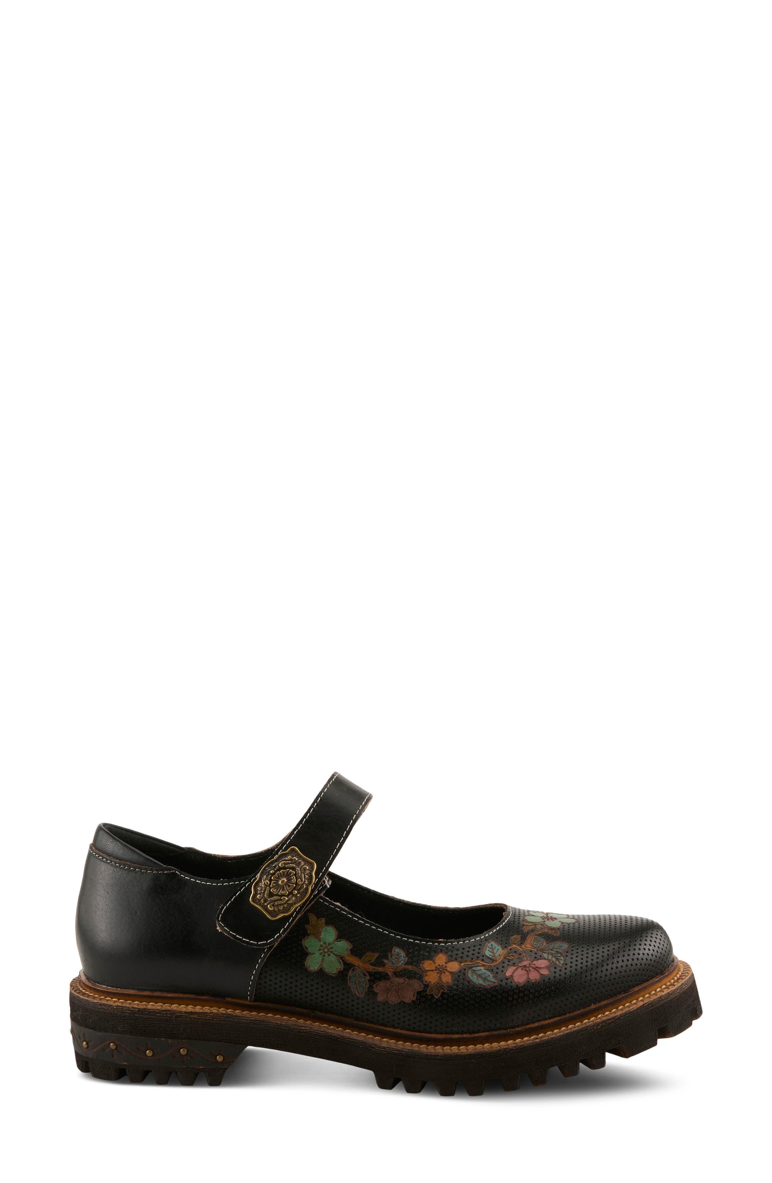 L'Artiste by Spring Step Danuella Platform Mary Jane, Alternate, color, Black Multi
