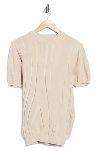 Abstract Linear Jacquard Sweater