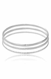 Ettika Set of 3 Skinny Bangle Bracelets