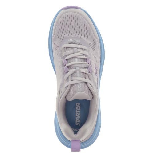 Starter Womens Bolt Synthetic Leather Casual Lace Up Sneaker Shoe