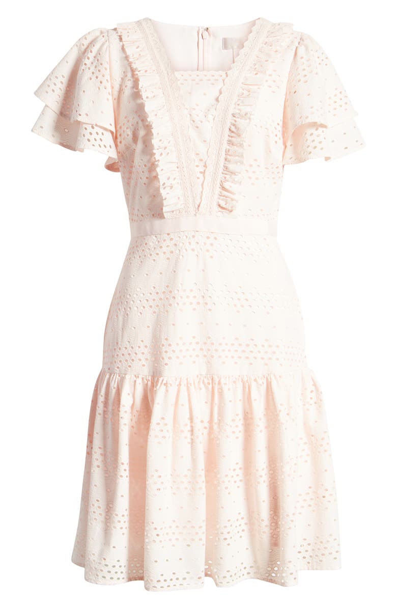 Rachel Parcell Lace Fit & Flare Dress, Alternate, color, 