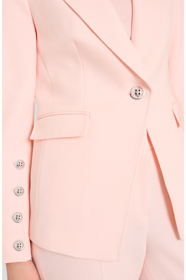 One-Button Blazer, Alternate, color, TEA ROSE