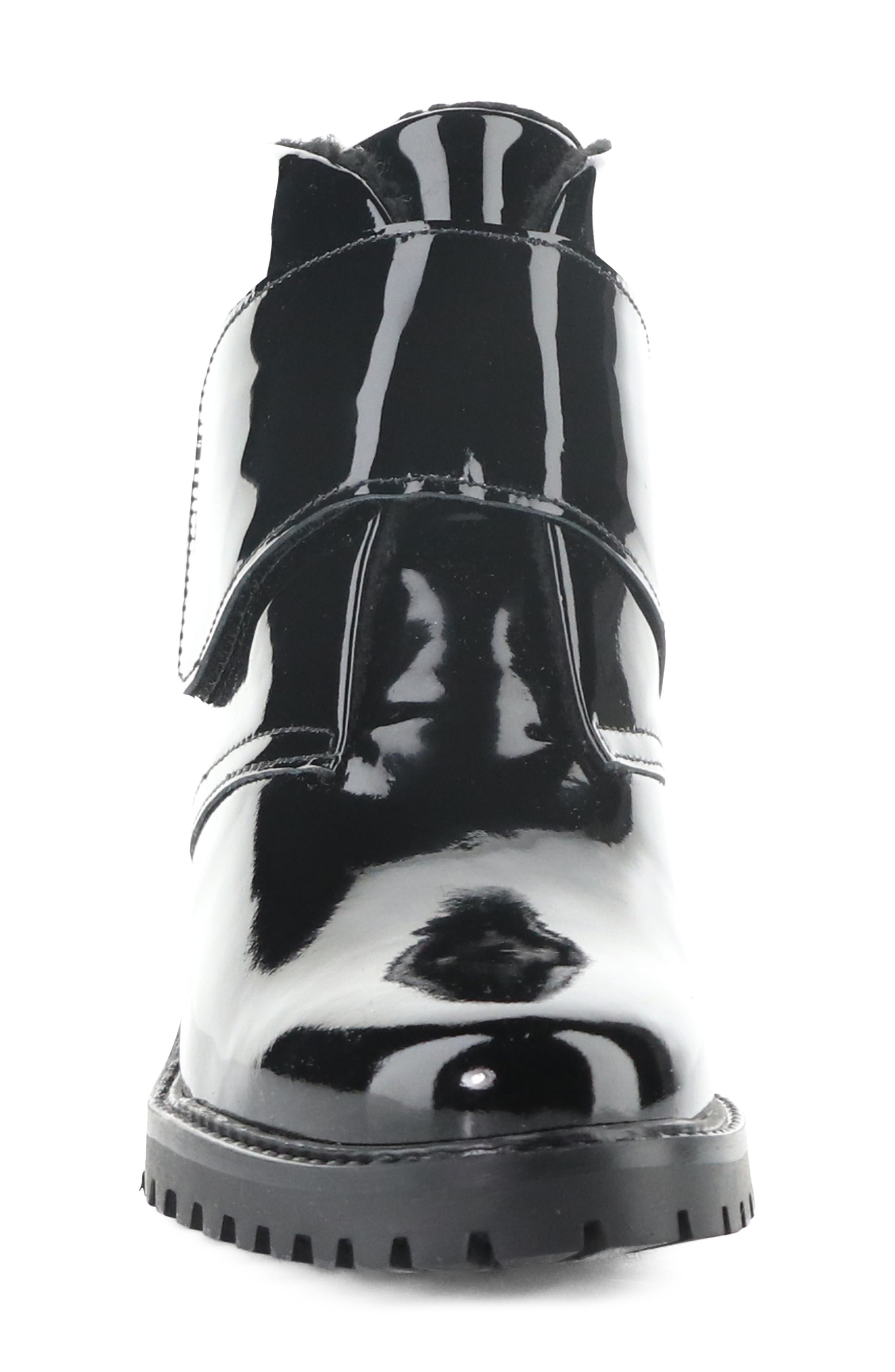 Ivara Patent Leather Bootie, Alternate, color, BLACK PATENT LEATHER