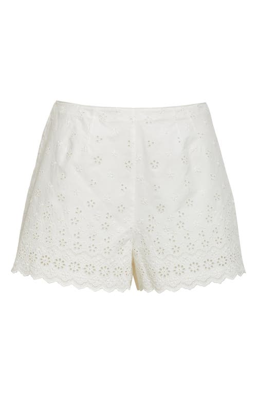 Doen Dôen Arbre Organic Cotton Eyelet Shorts