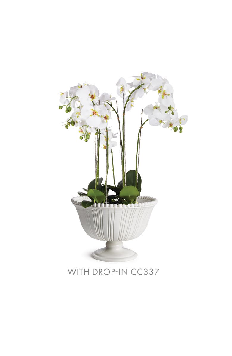 Napa Home & Garden Perla Decorative Footed Bowl, Alternate, color, White