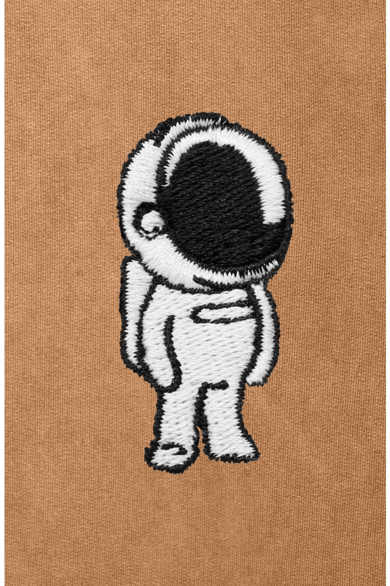 Astronaut  Midweight Mineral Washed Hoodie, Alternate, color, Camel