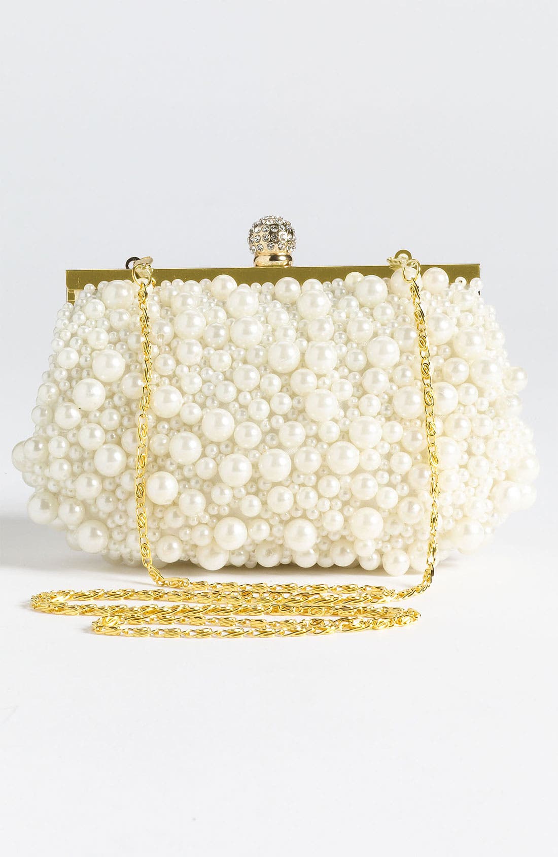 Natasha Pearl Clutch, Alternate, color, PEARL