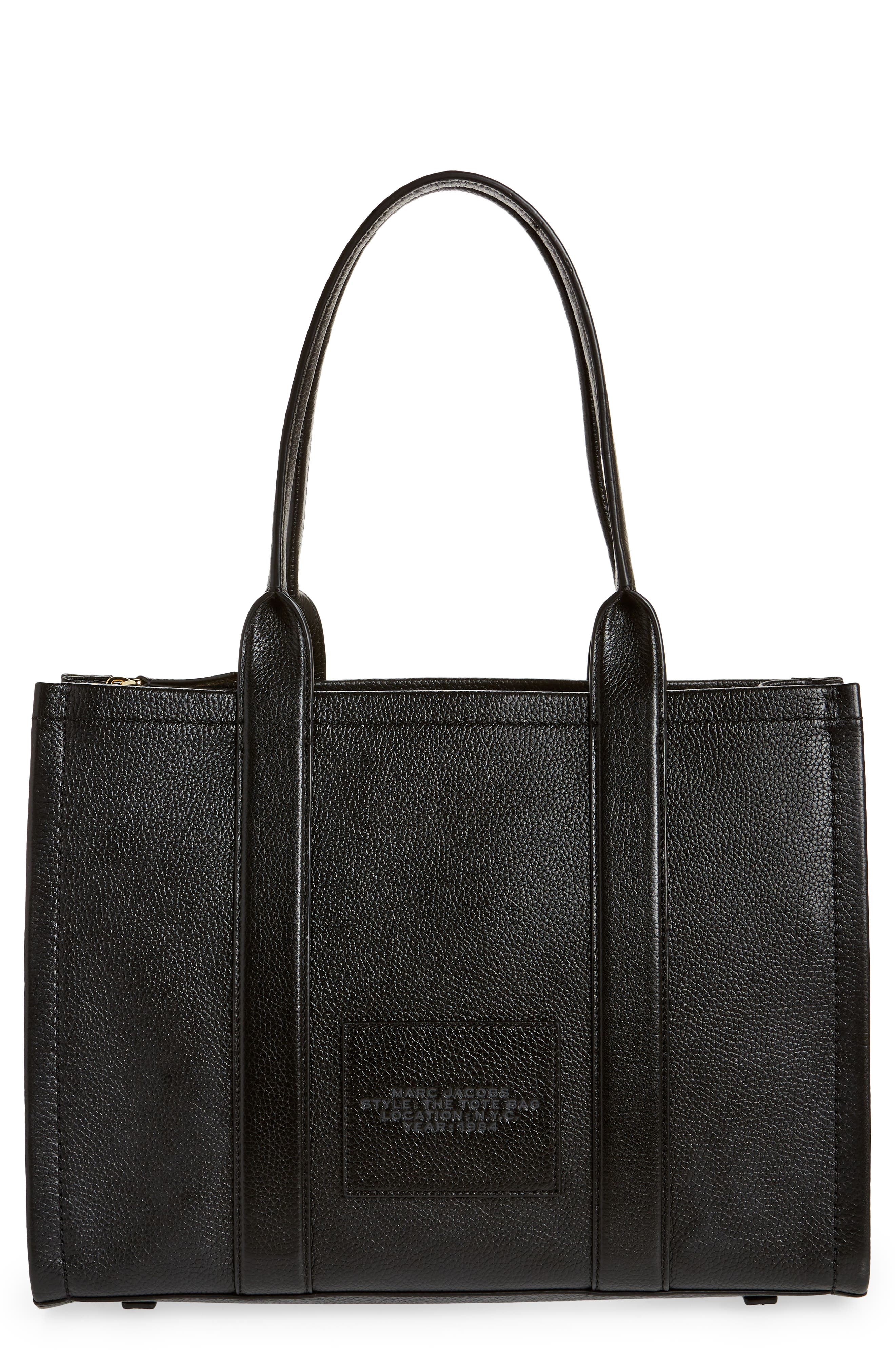 Marc Jacobs The Work Leather Tote Bag, Main, color, 