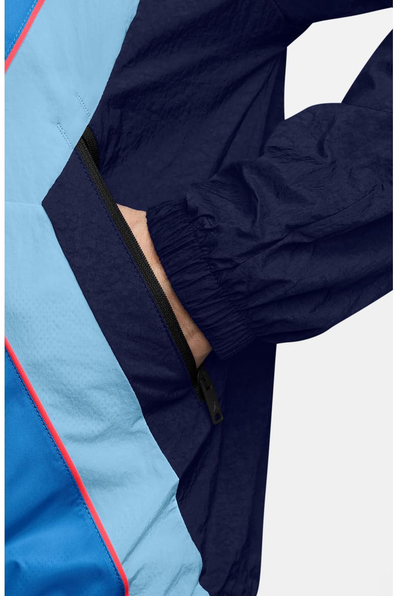 Essentials Draft Hooded Jacket, Alternate, color, LIGHT PHOTO BLUE/ BLUE VOID