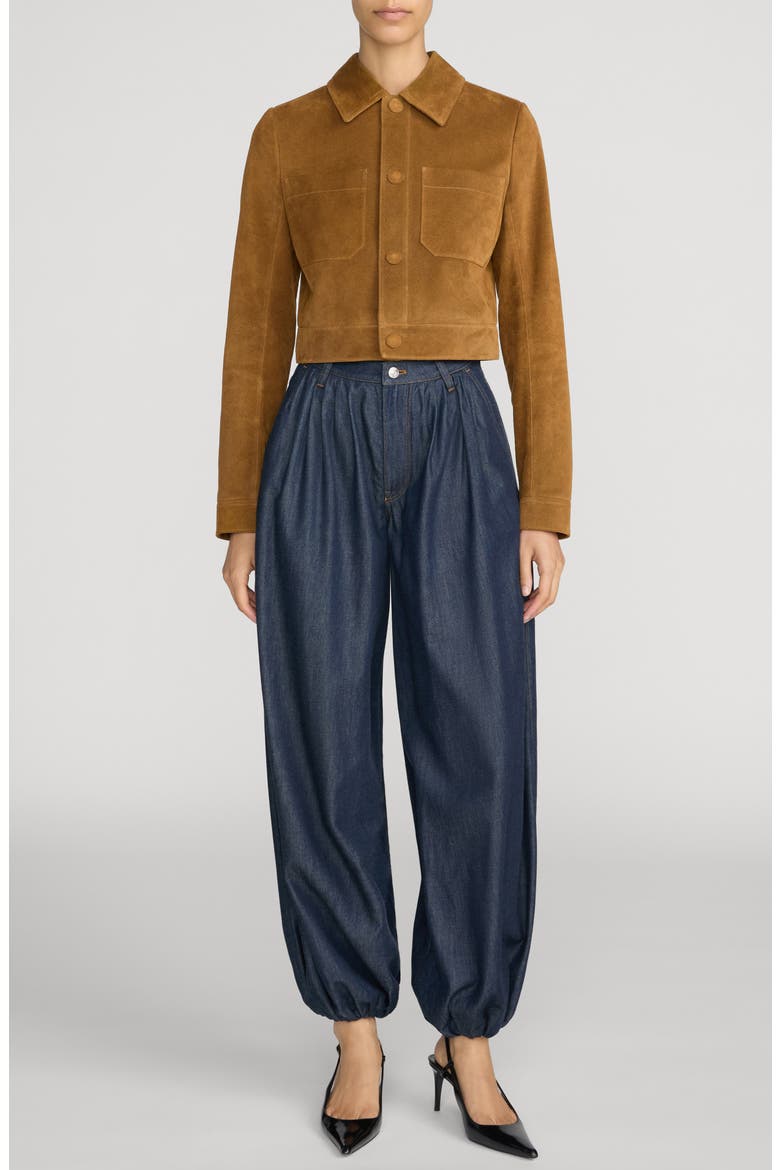 The Denim Balloon High Waist Balloon Leg Jeans, Alternate, color, RINSE