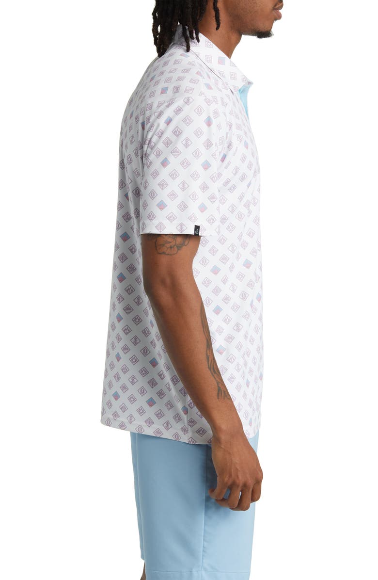 Swannies Jackson Geo Pattern Golf Polo, Alternate, color, 