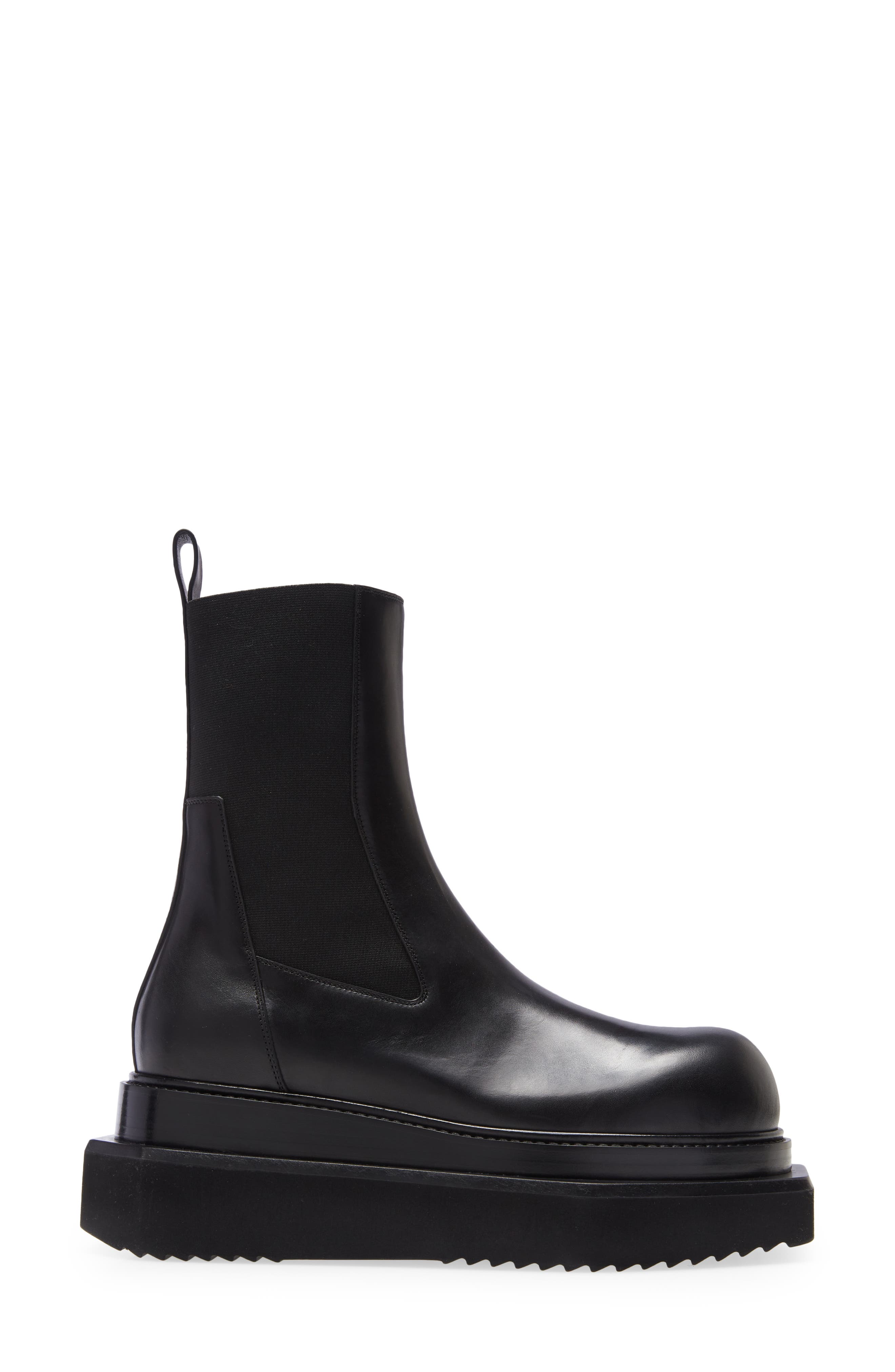 Rick Owens Beatle Turbo Cyclops Chelsea Boot, Alternate, color, 