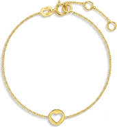 In Season Jewelry 14k Heart Cut Out Women's Bracelet