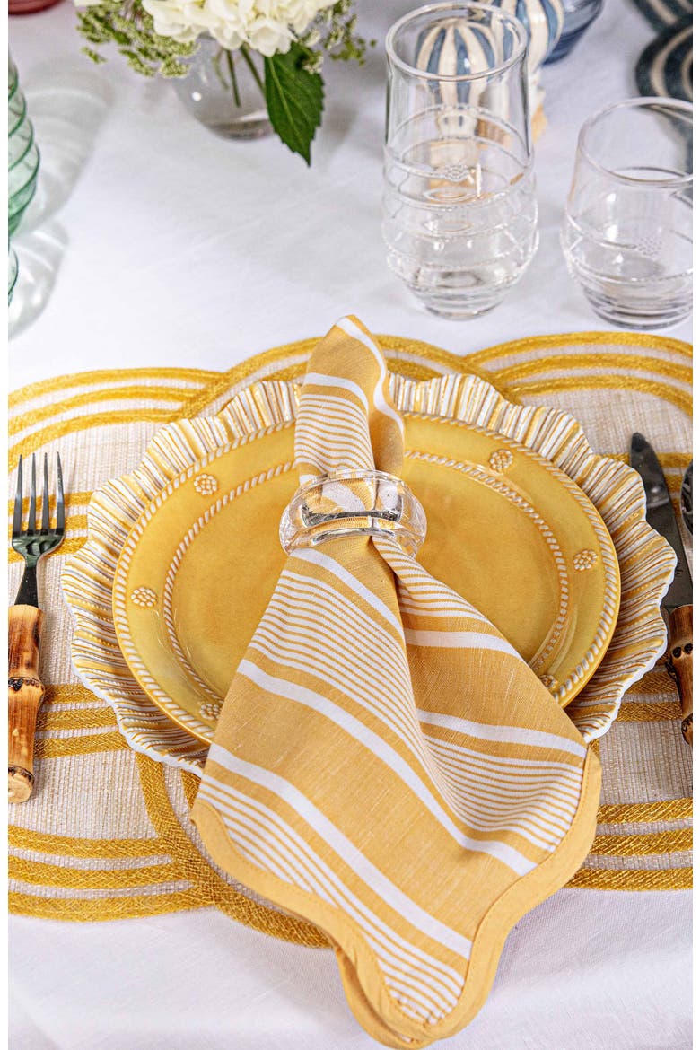 Provence Set of 4 Napkin Rings, Alternate, color, CLEAR