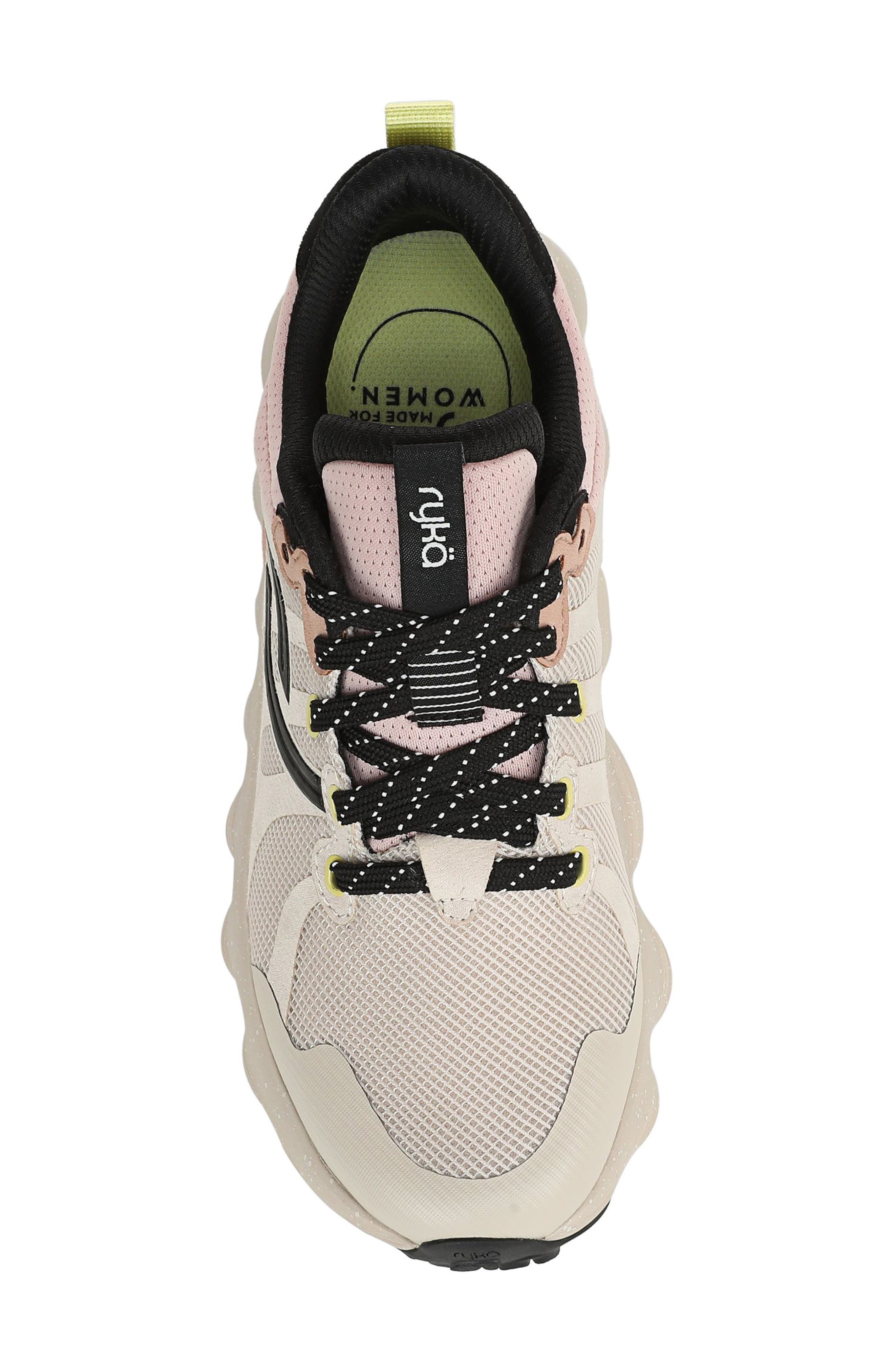 Rykä Podflow TR Trail Walking Sneaker, Alternate, color, Beach Beige Black