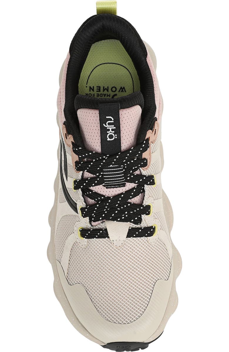 Rykä Podflow TR Trail Walking Sneaker, Alternate, color, Beach Beige Black