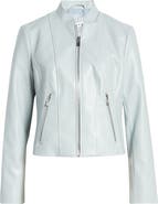 Via Spiga Faux Leather Jacket