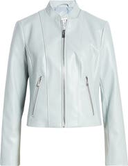 Via Spiga Faux Leather Jacket