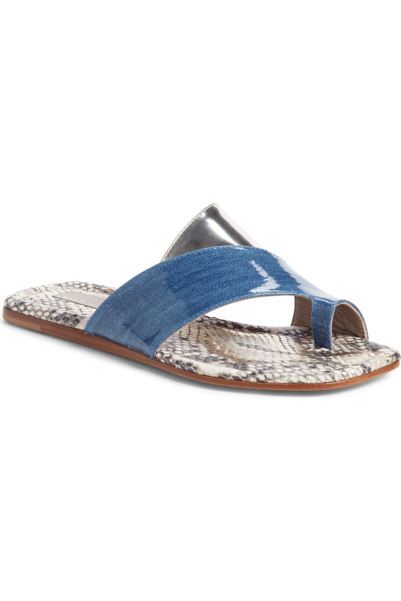 AGL Asymmetrical Toe Loop Slide Sandal (Women) | Nordstromrack