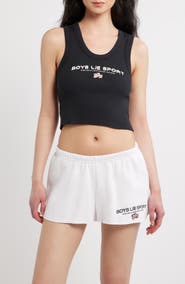 BOYS LIE Randy Graphic Ribbed Tank