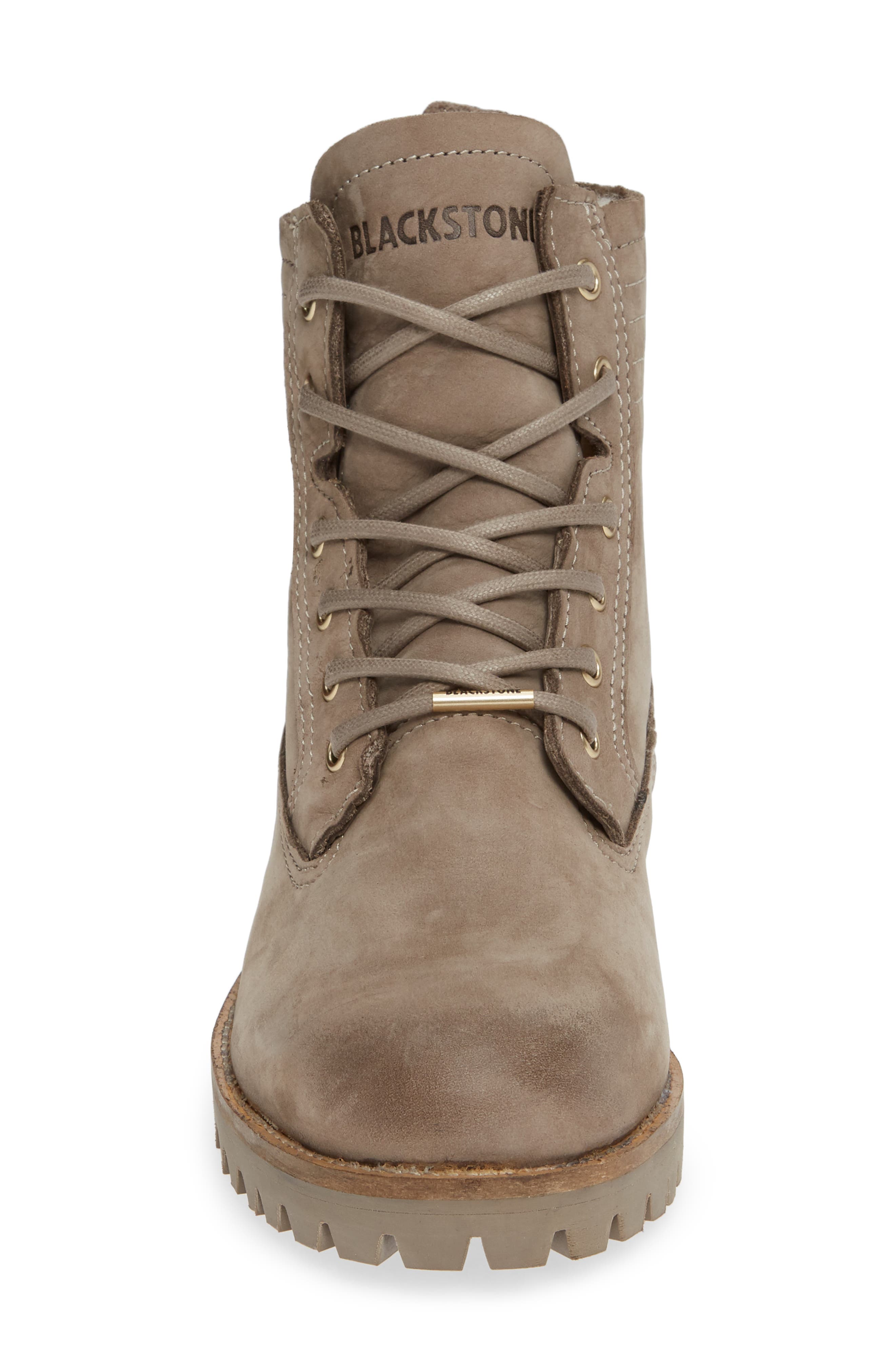 OL22 Lace-Up Boot with Genuine Shearling Lining, Alternate, color, FUNGI LEATHER